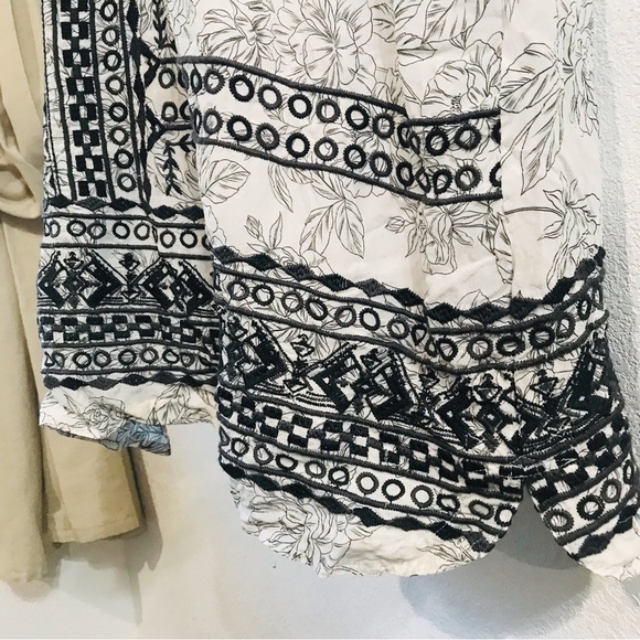 ⭐️🌟 Biya by Johnny Was Beautifully Embroidered Tunic Dress Sz M - Picture 5 of 12